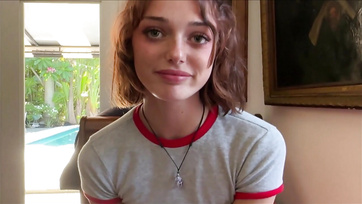 My Step-Sister in Red Craving My Cock in Her Tight Pussy