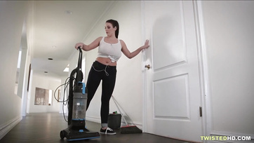 Hardcore Young Guy Slams Sexy Busty Housekeeper