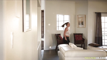 Hardcore Young Guy Slams Sexy Busty Housekeeper