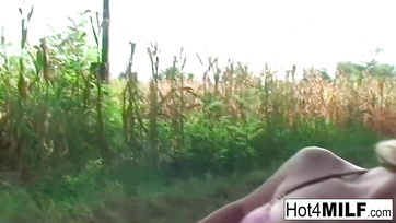 Middle-aged Hungarian couple in the mood for outdoor fun