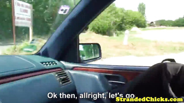 Ravishing Wife Pounded on Back Seat