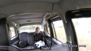 Blonde Hungarian Pussy Gets Pounded in the Car