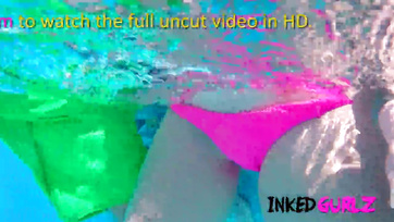 Poolside Public Naughty Fun with Horny Youngsters