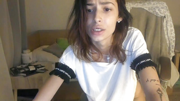 Young Sexy Babe Masturbates for Viewers on Webcam