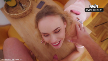 Horny Influencer Step-sis Sucks Me During Video Shoot