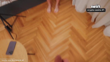 Horny Influencer Step-sis Sucks Me During Video Shoot