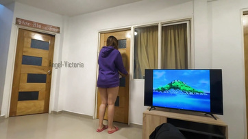 Riding My Cock with Her Oily Ass: My Slutty Stepsis After Our Parents Left