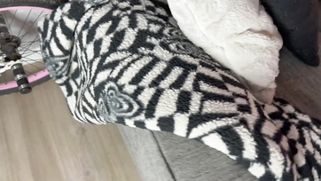 Caught with my hard cock out after seeing my girlfriend's little sister isn't wearing panties