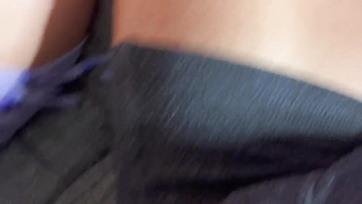 Caught with my hard cock out after seeing my girlfriend's little sister isn't wearing panties