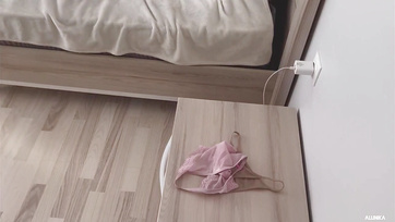 My Step-Sister Wrapped Her Lace Panties Around My Cock and I Came on Her Face