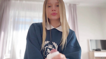 Pervy College Girl Wraps My Cock with My Ex-Girlfriend's Panties