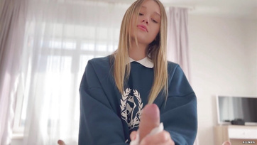 Pervy College Girl Wraps My Cock with My Ex-Girlfriend's Panties