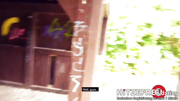 Hot German Milf Got Fucked in the Bus Stop on Their First Date