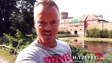 German Babe Hungry for Cock Slips on First Date