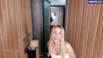 First, I slipped my cock between the cute girl's tits, then I went for her soaking wet pussy.