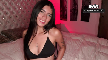 Latin Cutie Seduces Neighbor to Spread Her Legs and Get Fucked by Him