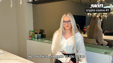 Blonde Schoolmate Came to Study but We Ended Up Fucking Good