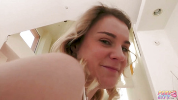 Blonde Teen Gets Hard Anal After Mutual Ass Licking