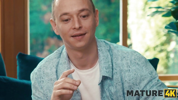 Blonde MILF Rides Young Stud Instead of Cleaning