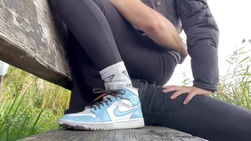 Blonde Cutie Lets Me Stroke and Fuck Her Wet Pussy in the Park