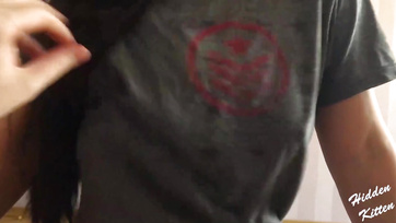 Wearing Hubby's Shirt While Getting Gently Fucked