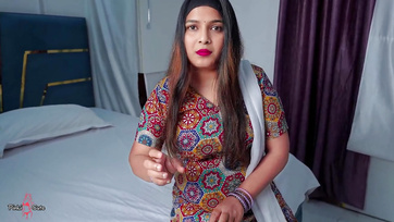Horny Doctor Slides Thick Cock into Young Indian Patient's Pussy During Exam