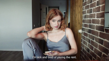 Show me your smooth pussy instead of paying rent, my stepsister.