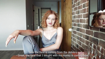 Show me your smooth pussy instead of paying rent, my stepsister.