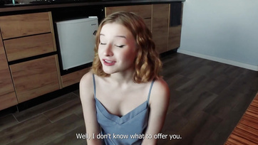 Show me your smooth pussy instead of paying rent, my stepsister.