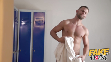 My Man's Not Around! Busty Brunette Babe Secretly Fucks Well-Hung Guy