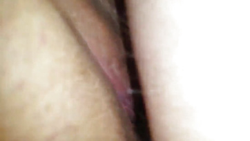 Ripped Out His Cock and Came Together in the Amateur Housewife's Pussy