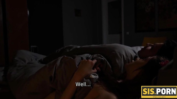 Stepbrother Wakes Stepsister to Fuck Her with His Hard Carrot
