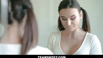 Curvy Teen Babe Takes a Thick Cock in Her Tight Pussy