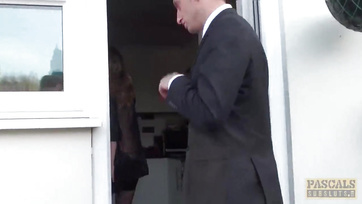 Roughly Fingered and Fucked the Little English Slut's Pussy
