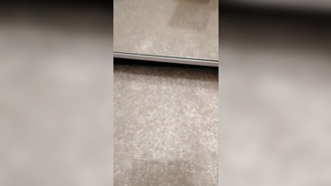 Blonde Teen Babe Masturbating in Front of Mirror Recorded with Phone