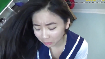18-Year-Old Asian Cutie Loves Afternoon Fun with Her Partner