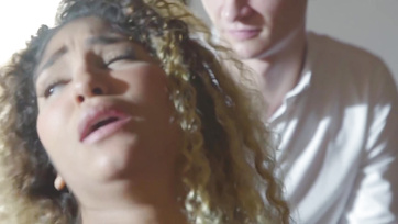 Caught on Camera: Guy Doesn't Mind Watching Sexy Neighbor Get Fucked Silly