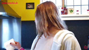 Riding His Cock Wakes Teen Cutie's Mouth Up