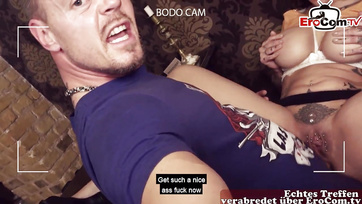 Caught and Fucked the Naughty German Girl's Ass Raw