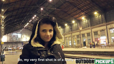 Coffee Seduction: Budapest Beauty Takes a Ride