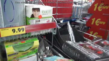 Blonde Fritz Girl Gets Fucked in the Supermarket