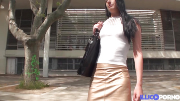 Thigh-high Teen Gets Fucked Hard at Agent's Apartment