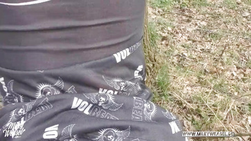 Tied to a Tree: Cute Girl Gets Hard Fuck in the Park