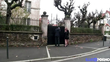 French MILF Babes Take Turns Riding the Stranger's Carrot