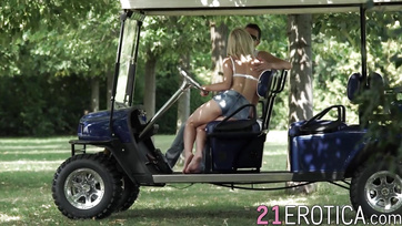 Hungarian Chick Gets Anal on Big Cock Outdoors