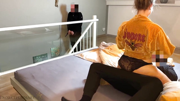 Neighbor's Boy and Husband Both Cream-Pie Unfaithful Wife