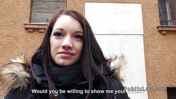 Picked Up the Cute Budapest Kitten by the Big-Dicked Fake Agent and Took Her Home to Fuck