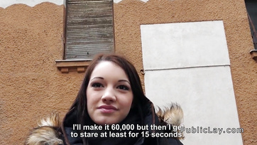 Picked Up the Cute Budapest Kitten by the Big-Dicked Fake Agent and Took Her Home to Fuck