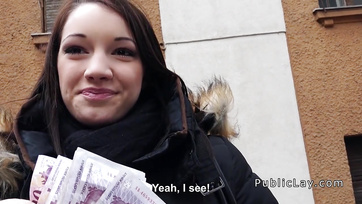 Picked Up the Cute Budapest Kitten by the Big-Dicked Fake Agent and Took Her Home to Fuck