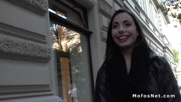 Riding Cock at the Guy's Place: Budapest Girl Gets What She Wants